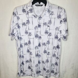 Travis Mathew Finally Here Polo Shirt Size Large